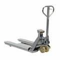 Vestil Stainless Steel Pallet Jack With Scale 5000lb 27 x 48 PM-2748-SCL-LP-SS